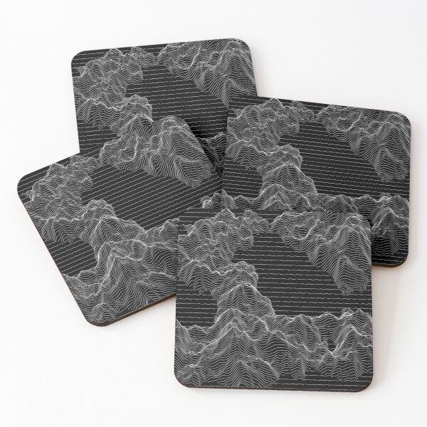 Item preview, Colorless Line Mountains Minimalistic Geometric Black Background designed and sold by Mark Knol.