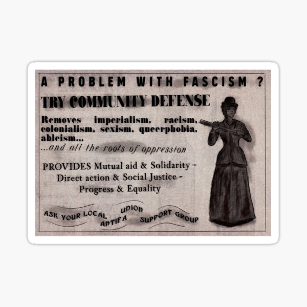 Item preview, Community Defense – Antifa & Anarchie designed and sold by Loki Propagandart.