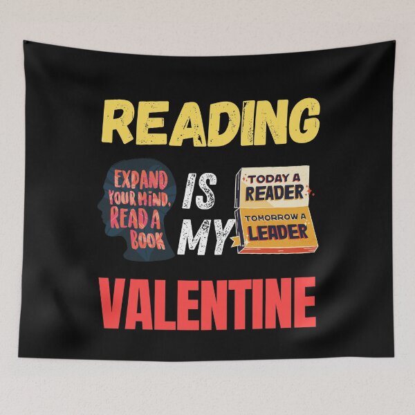 Item preview, reading is my valentine designed and sold by mikoala50.