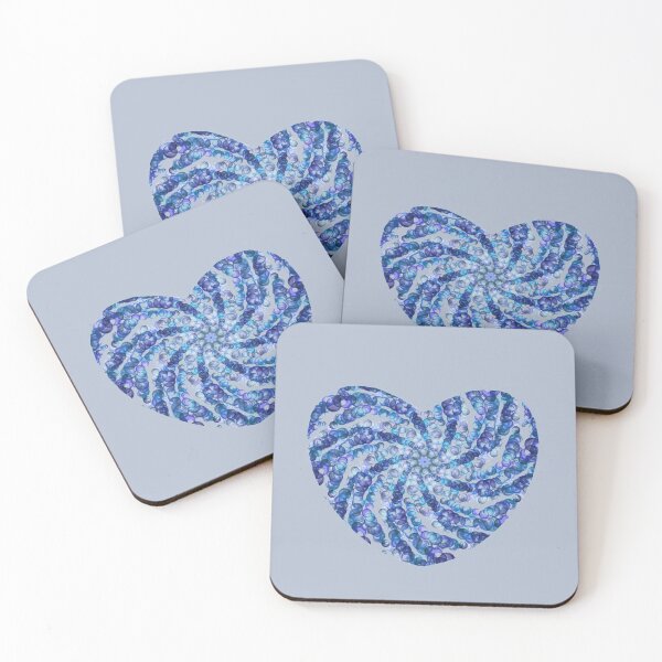 Item preview, Blue bubble design valentine heart designed and sold by Diane Hunter Art.