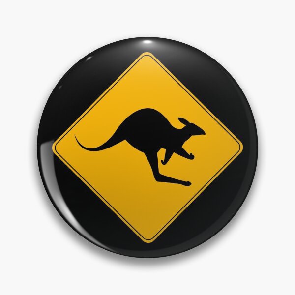 Item preview, Thumbs Up Kangaroo Road Sign designed and sold by FriendsList.