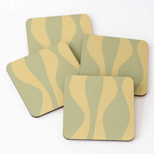 Item preview, Groovy Green abstract retro pattern  designed and sold by WildeandCo.