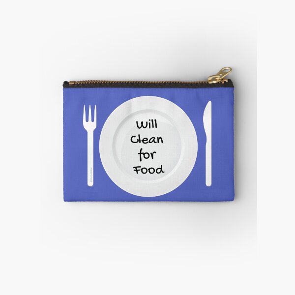 Item preview, Will Work For Food Funny House Cleaning Housework Design designed and sold by SavvyCleaner.