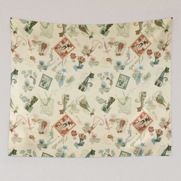 Item preview, Cats, stamps and flowers designed and sold by jwebmarket.