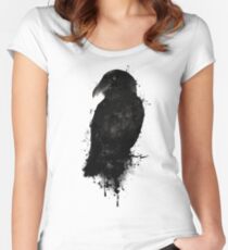 The Raven Women's Fitted Scoop T-Shirt
