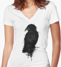 Der Rabe Shirt mit V-Ausschnitt