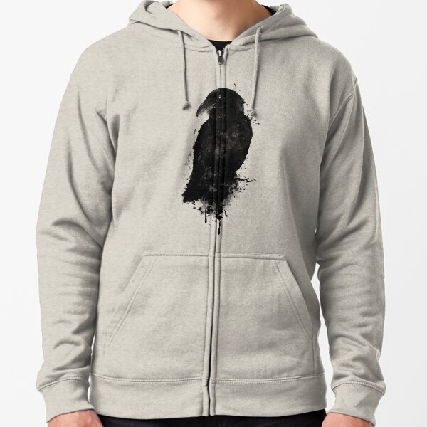 The Raven Zipped Hoodie