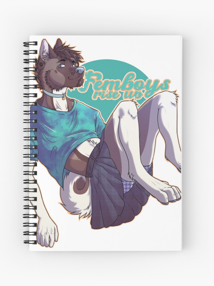 Femboy Décolletage Spiral Notebook for Sale by FemboyFanart