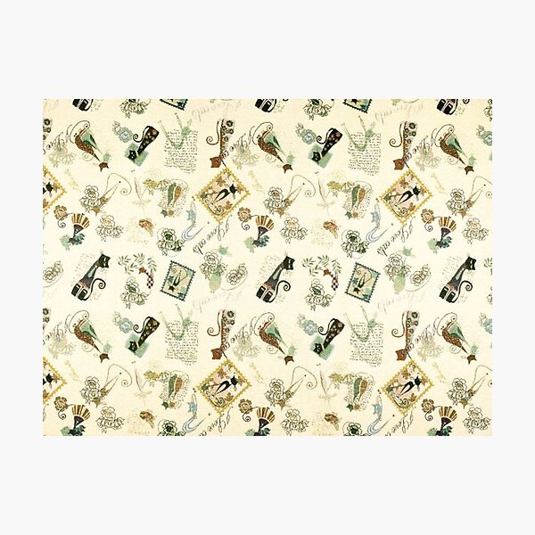 Item preview, Cats, stamps and flowers designed and sold by jwebmarket.