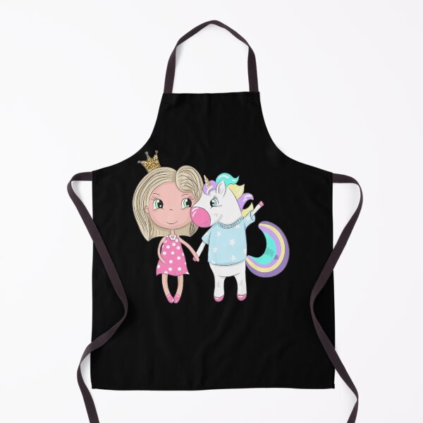 Item preview, Unicorn With Princess Hand In Hand designed and sold by Zuepfelmuetzen.