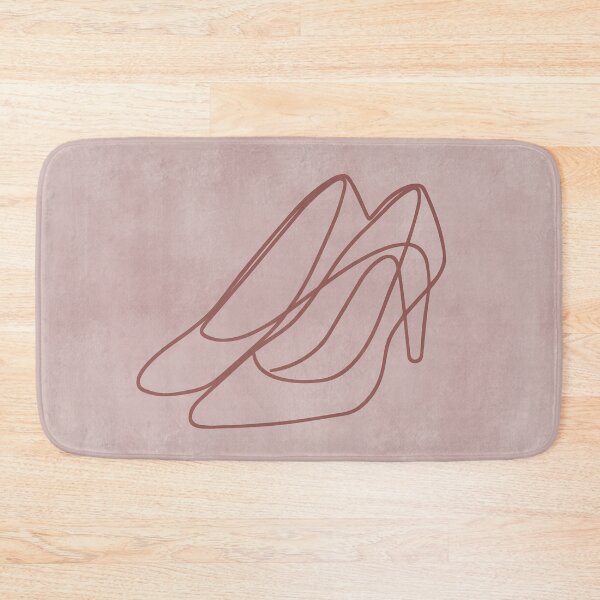 Item preview, One Line Art Shoes Light Mauve designed and sold by cannevas.