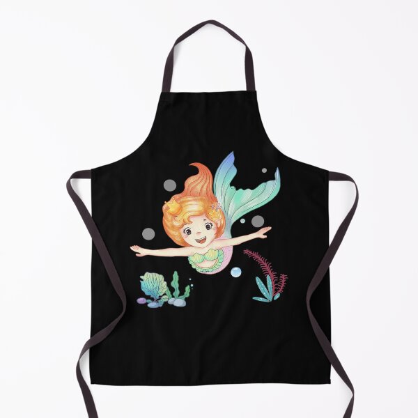 Item preview, Sweet Mermaid While Swimming In Underwater World designed and sold by Zuepfelmuetzen.