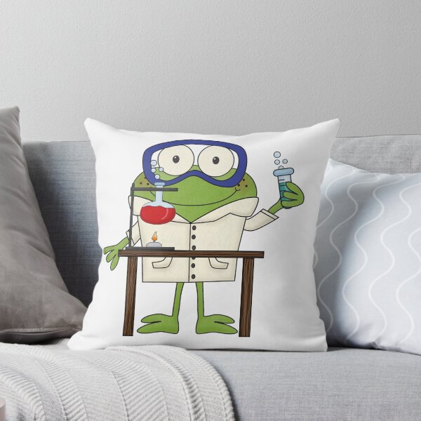 Item preview, Frog Doing Science Experiments in Laboratory designed and sold by peacockcards.