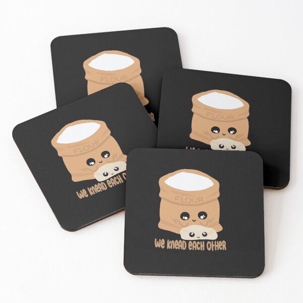 Item preview, We Knead Each Other - We Need Each Other - Food Pun designed and sold by GoodMoodFood.
