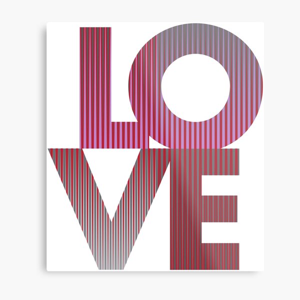 LOVE Metal Print