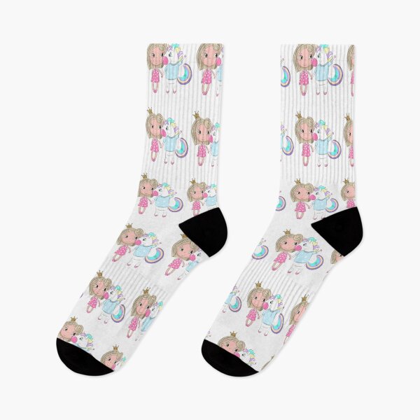 Item preview, Unicorn With Princess Hand In Hand designed and sold by Zuepfelmuetzen.