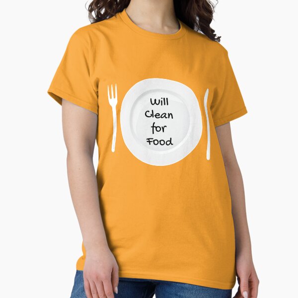 Item preview, Will Work For Food Funny House Cleaning Housework Design designed and sold by SavvyCleaner.