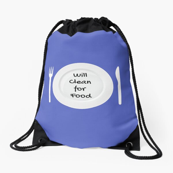 Item preview, Will Work For Food Funny House Cleaning Housework Design designed and sold by SavvyCleaner.