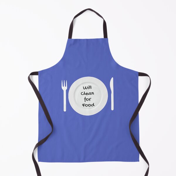 Item preview, Will Work For Food Funny House Cleaning Housework Design designed and sold by SavvyCleaner.
