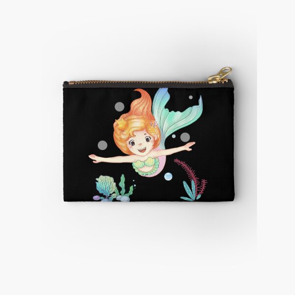 Item preview, Sweet Mermaid While Swimming In Underwater World designed and sold by Zuepfelmuetzen.