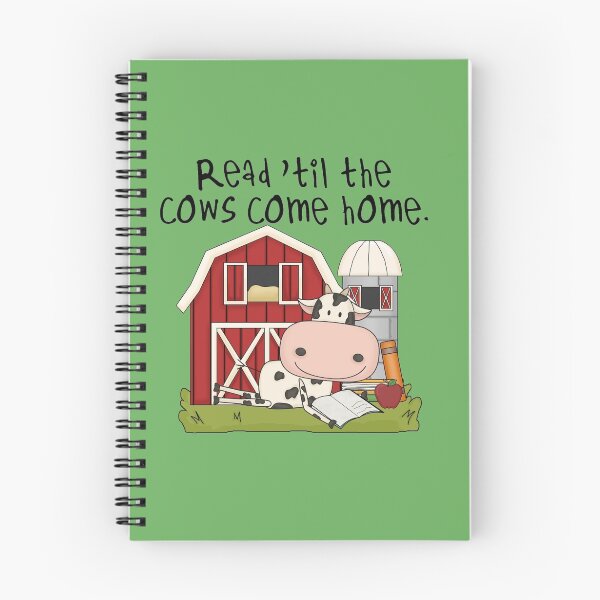 Item preview, Read Til The Cows Come Home Love Reading designed and sold by peacockcards.
