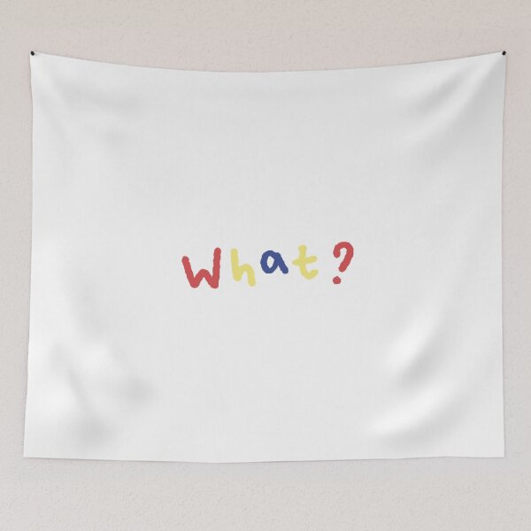 Item preview, What? Word colorful kids designed and sold by Karinayusuf.