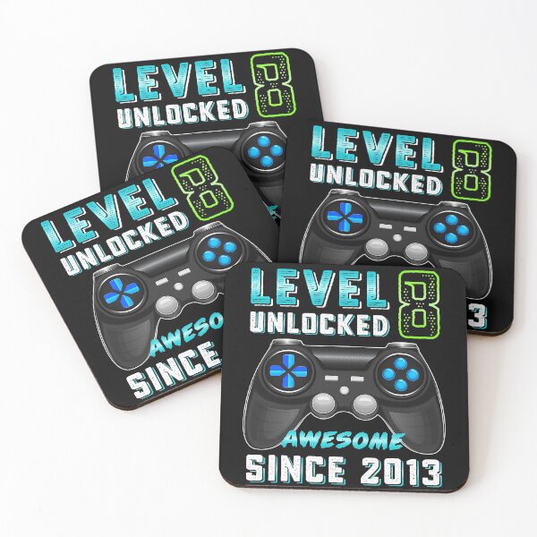 Item preview, Awesome Since 2013 Level 8 Unlocked Gamer 8th Birthday Gift  designed and sold by CraigWilliams12.