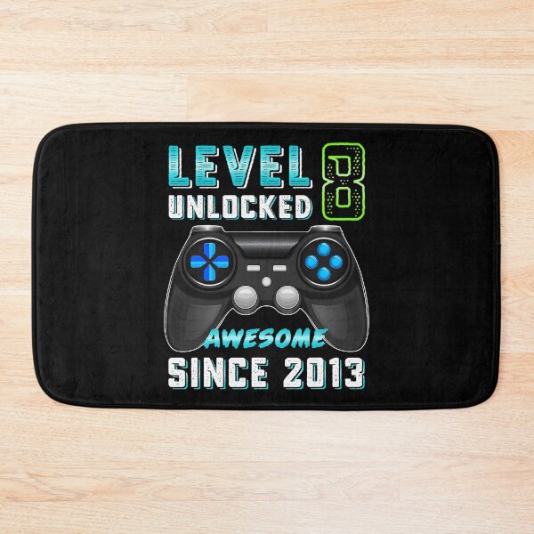 Item preview, Awesome Since 2013 Level 8 Unlocked Gamer 8th Birthday Gift  designed and sold by CraigWilliams12.