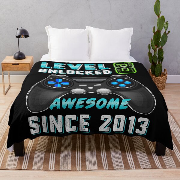 Item preview, Awesome Since 2013 Level 8 Unlocked Gamer 8th Birthday Gift designed and sold by CraigWilliams12.