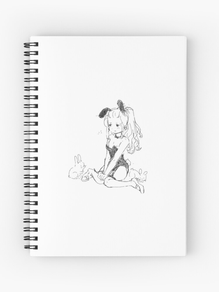 Cuaderno de espiral «linda conejito chica anime» de dianamariebucko |  Redbubble
