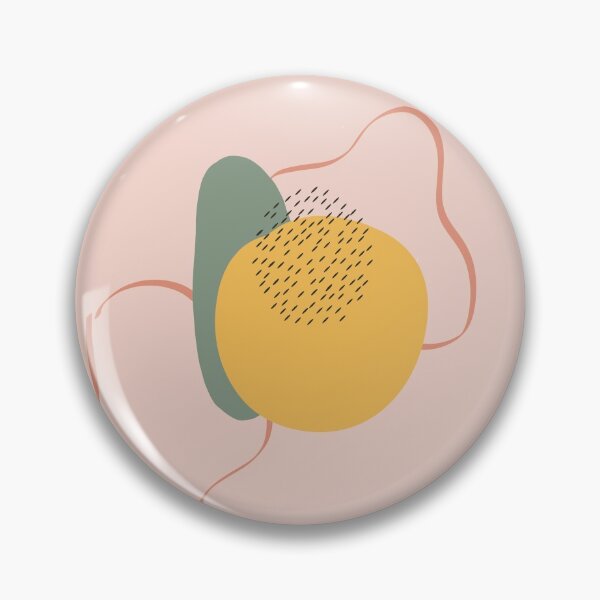 Fuzzy Orange Pin
