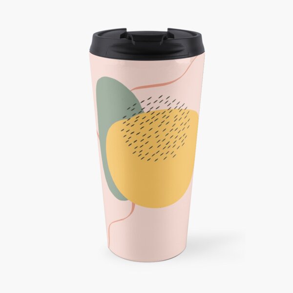 Fuzzy Orange Travel Mug