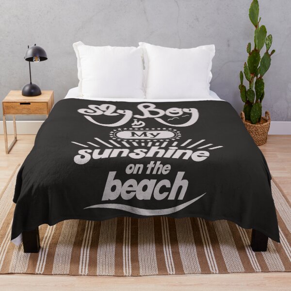 Item preview, My Boyfriend is my sunshine on the beach (white) designed and sold by Arteria Mix.