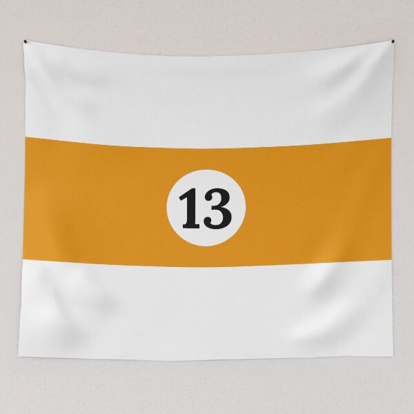 Item preview, Billiard 13 Ball Orange Stripes  designed and sold by Taumaturgo.