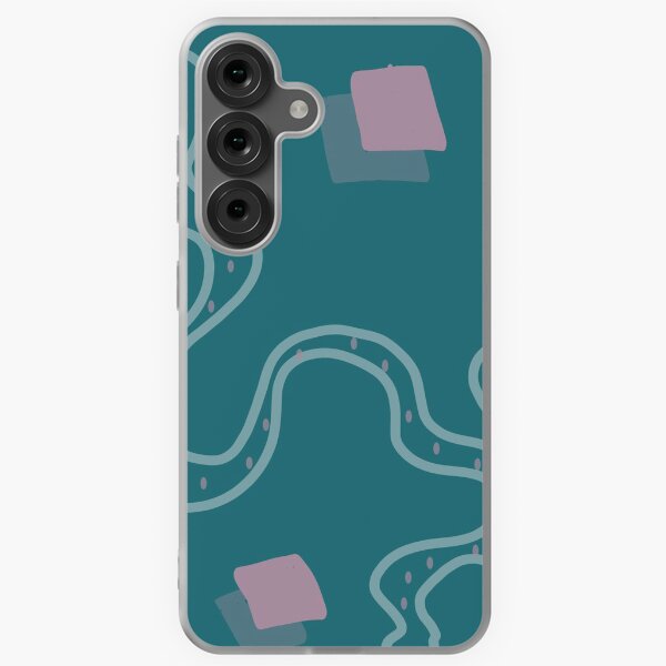 Blue and Pink Cubes Samsung Galaxy Soft Case