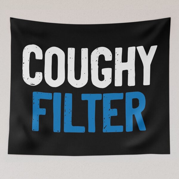 Item preview, Coughy Filter Pun designed and sold by Sour Soul.