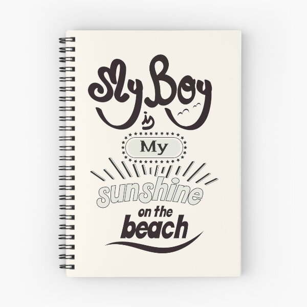 Item preview, My Boyfriend is my sunshine on the beach (dark) designed and sold by Arteria Mix.