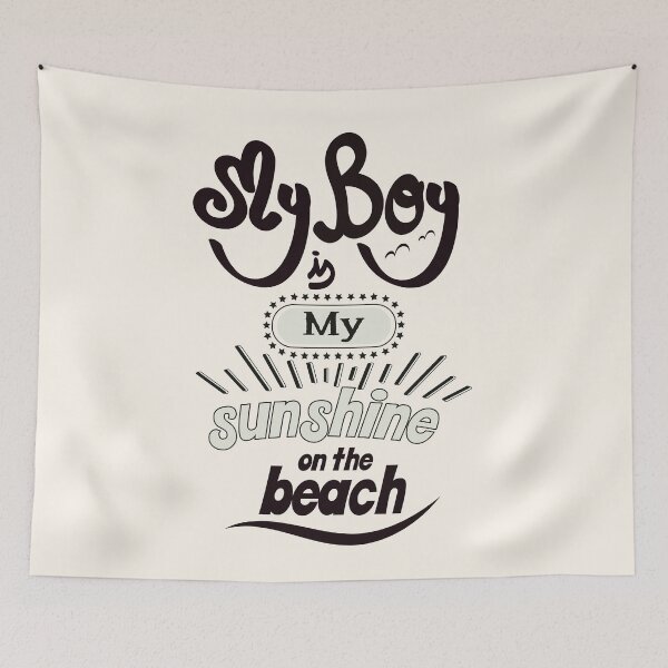 Item preview, My Boyfriend is my sunshine on the beach (dark) designed and sold by Arteria Mix.