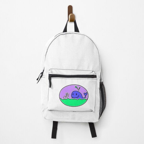 Item preview, whale hello - hello whale HOLA BALLENA (preppy whale) stickers Funny whale designed and sold by Francesc Xavier Carrera Güenaga.