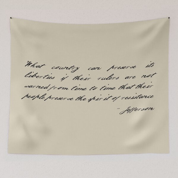 Item preview, Jefferson on Rulers and Resistance designed and sold by longneckgoosie.
