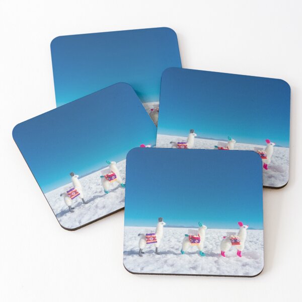 Item preview, Llamas on the Bolivia Salt Flats designed and sold by Carrie Lyman Photography.