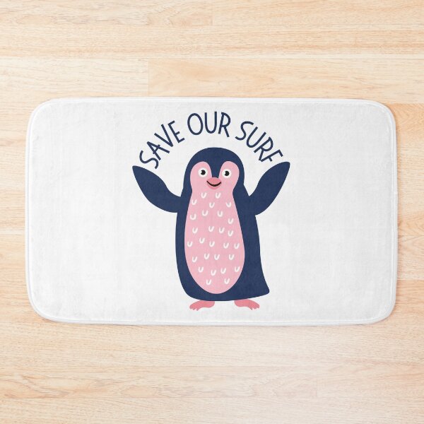 Item preview, Penguin Save Our Surf designed and sold by casualism.