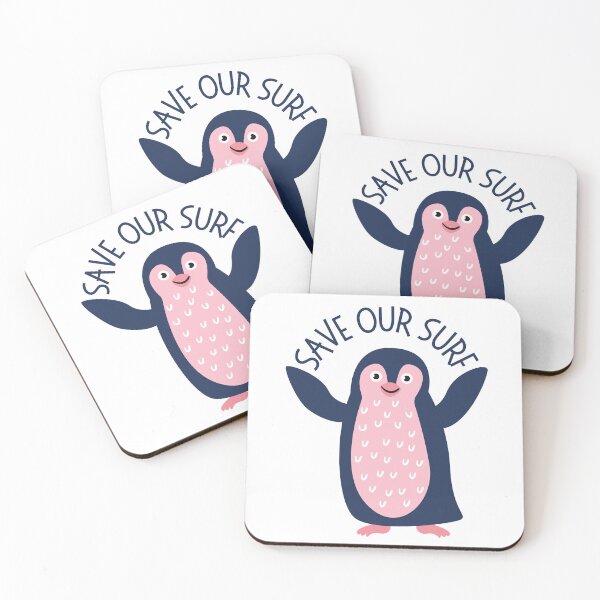 Item preview, Penguin Save Our Surf designed and sold by casualism.