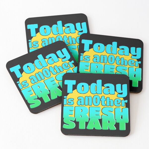 Item preview, TODAY IS ANOTHER FRESH START - WONDERFUL POSITIVE MOTIVATIONAL AND INSPIRATIONAL QUOTE designed and sold by Ralek.