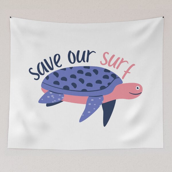 Item preview, Turtle Save Our Surf designed and sold by casualism.