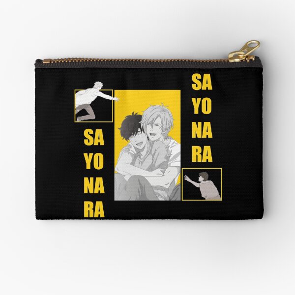 Banana Fish Ash and Eiji Sayonara Zipper Pouch