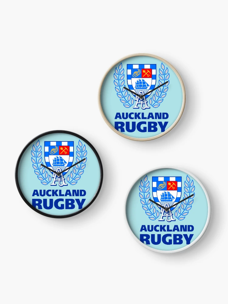 Thumbnail 3 of 4, Clock, Auckland Rugby designed and sold by Zingerart.