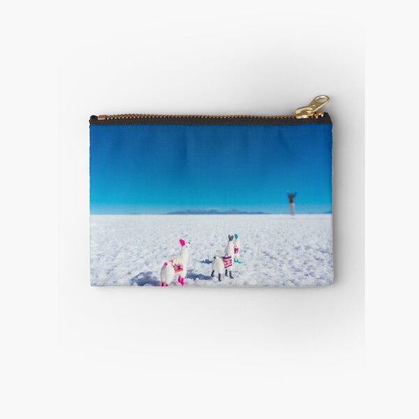 Item preview, Llamas looking into the distance on the Salt Flats, Bolivia designed and sold by Carrie Lyman Photography.