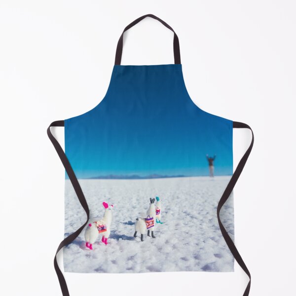 Item preview, Llamas looking into the distance on the Salt Flats, Bolivia designed and sold by Carrie Lyman Photography.