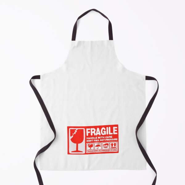 Item preview, Red Fragile label package sticker designed and sold by Karinayusuf.